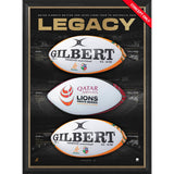 RUGBY-(Not available till September) Rugby - British & Irish Lions and Wallabies Ball Panel Display