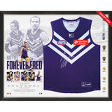 Fremantle - Nat Fyfe Retirement Signed Guernsey