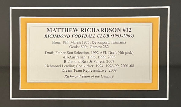 RICHMOND-Matthew Richardson Signed Boot