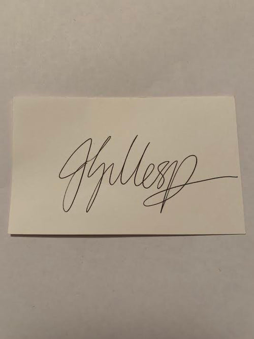 Australian Test Cricketer Card SIGNED - Jason Gillespie