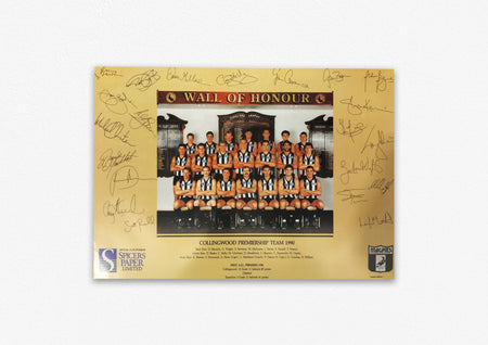 COLLINGWOOD-SONS OF COLLINGWOOD - PLAYER POSTER FRAMED