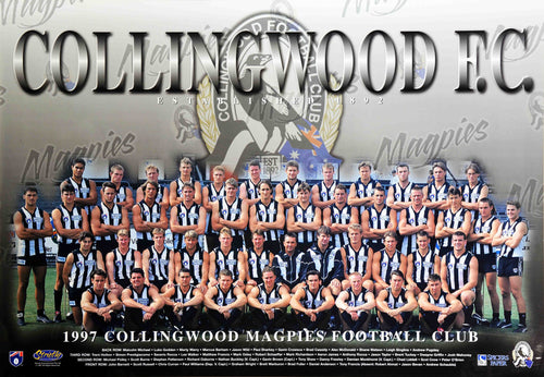 Collingwood 1997 Team Poster