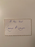 Australian Test Cricketer Card SIGNED - Laurie Mayne