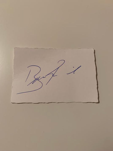 Australian Test Cricketer Card SIGNED - Bruce Reid