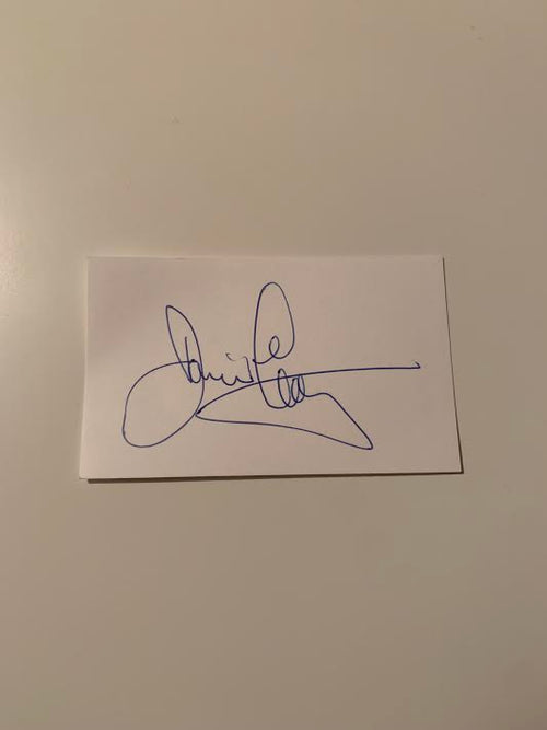 Australian Test Cricketer Card SIGNED - David Colley