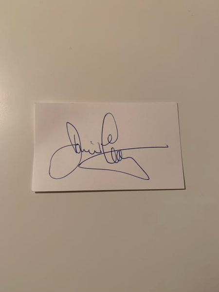 Australian Test Cricketer Card SIGNED - David Colley