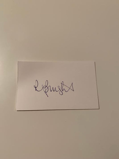 Australian Test Cricketer Card SIGNED - Ray Bright