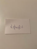 Australian Test Cricketer Card SIGNED - Ray Bright