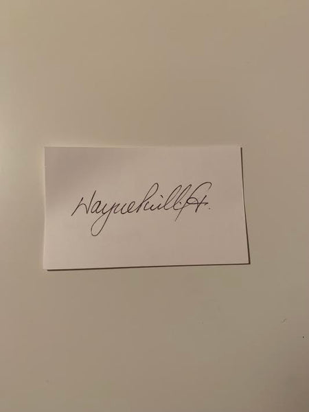 Australian Test Cricketer Card SIGNED - Wayne Phillips