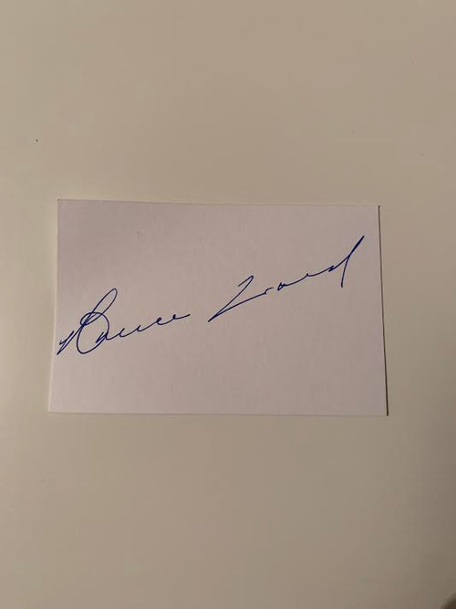 Australian Test Cricketer Card SIGNED - Bruce Laird