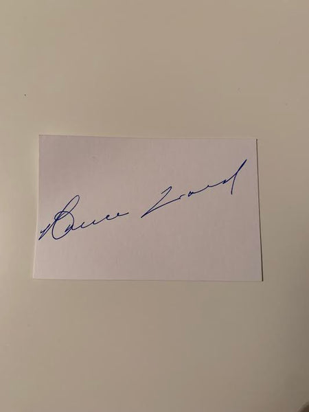 Australian Test Cricketer Card SIGNED - Bruce Laird