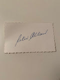 Australian Test Cricketer Card SIGNED - Peter Allan