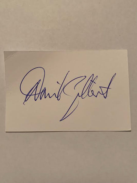 Australian Test Cricketer Card SIGNED - David Gilbert