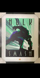 GENERAL-Hulk Smash Poster Framed