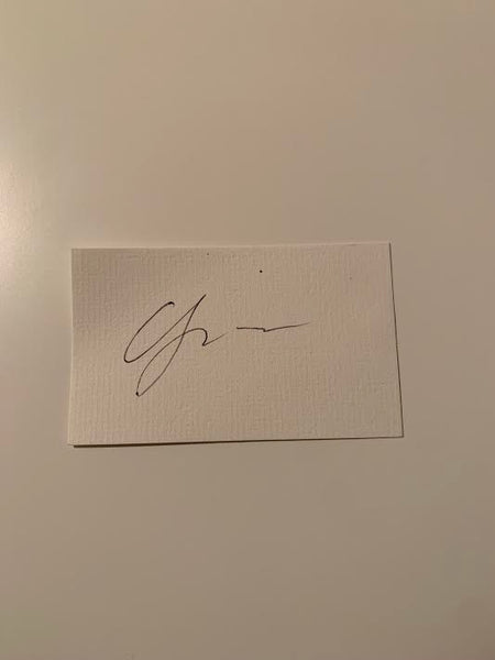 Australian Test Cricketer Card SIGNED - Chadd Sayers