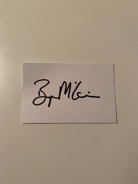 Australian Test Cricketer Card SIGNED - Bryce McGain