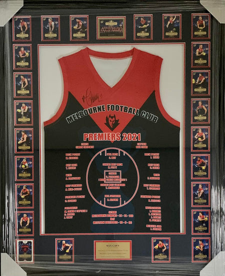 Melbourne 2021 Premiership Jumper Signed By Max Gawn