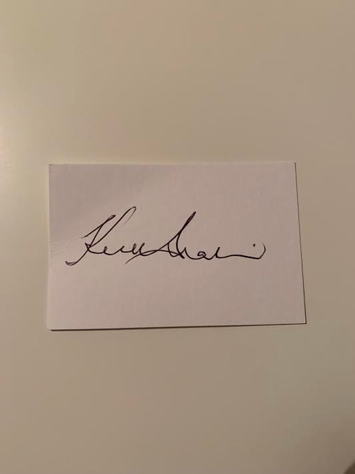 Australian Test Cricketer Card SIGNED - Keith Slater