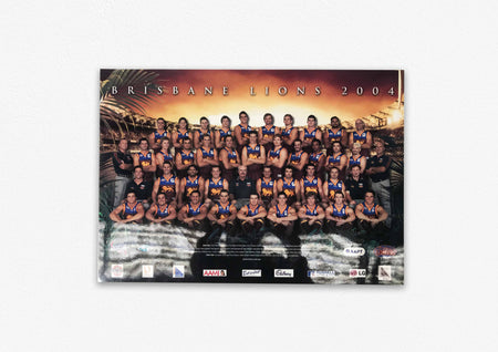 CARLTON 1995 BLUES PREMIERS SIGNED POSTER