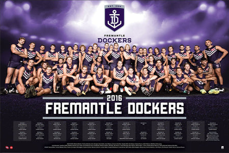 Fremantle 'Freo way to go' Signed Poster