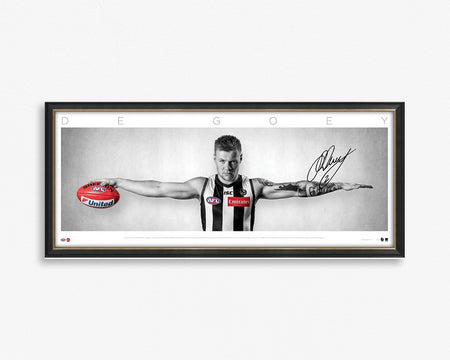 Essendon-Dyson Heppell Signed Large Wings Framed