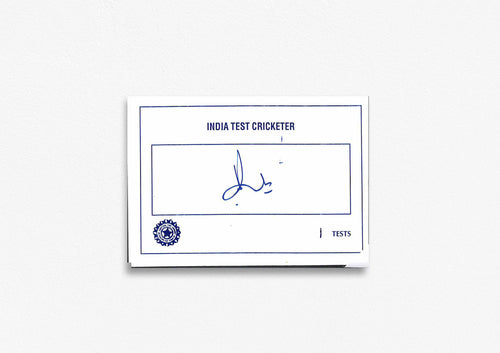 Indian Test Cricketer Card Signed - A.K Sen Gupta