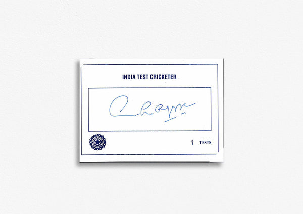 Indian Test Cricketer Card Signed - A.L Apte
