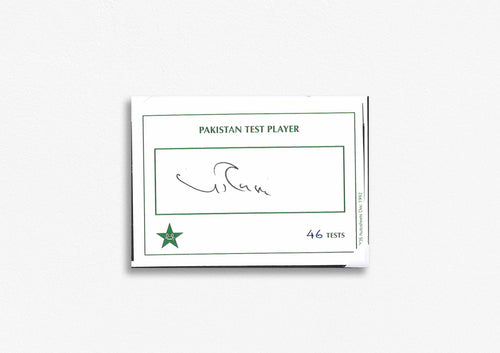 Pakistani Test Cricketer Card Signed - A. Razzac