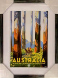 Australian Art - The Tallest Trees In The British Empire - Vintage Poster/Framed
