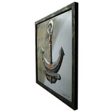 3D Anchor Framed Canvas