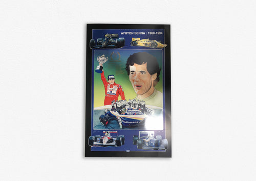 CAR RACING-Ayrton Senna 1960 - 1994 Poster