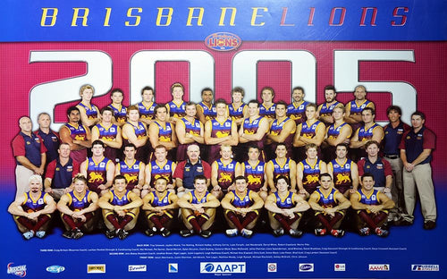 Brisbane 2005 Team Poster