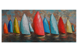 3D- Sail Boats  Oil Painting