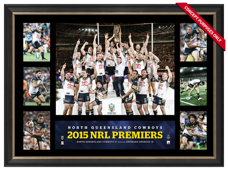 NRL-PENRITH PANTHERS 2022 PREMIERS REPLICA MINI TROPHY