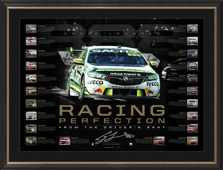 CAR RACING-Peter Brock- Signed- LE 182/250 Framed