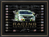 CAR RACING-CRAIG LOWNDES SIGNED 'RACING PERFECTION' FRAME