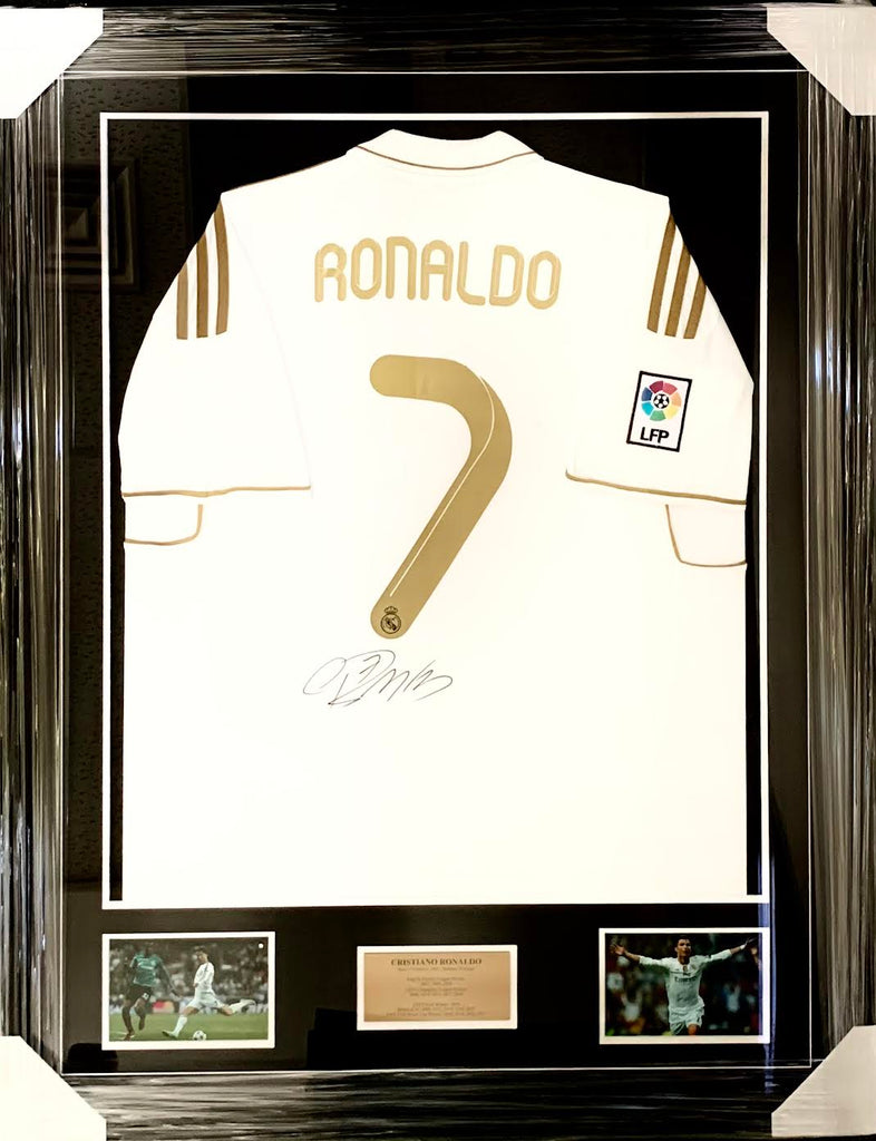 ronaldo signed jersey real madrid