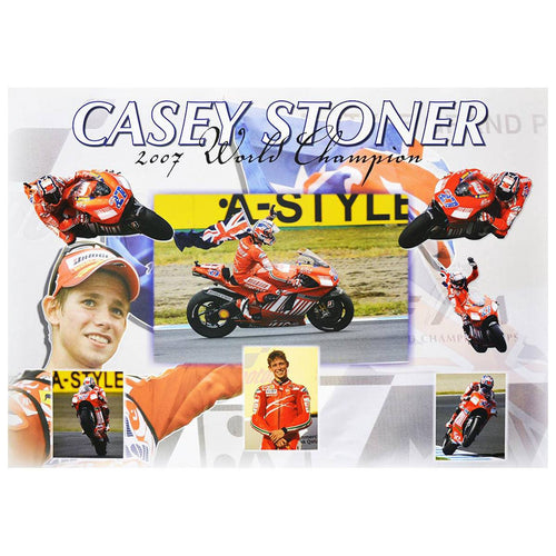 MOTOR BIKES-Casey Stoner 2007 MotoGP World Champion Poster