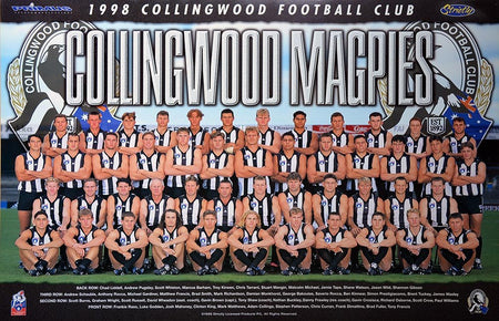 COLLINGWOOD FOOTBALL CLUB 2024 SQUAD SIGNED GUERNSEY
