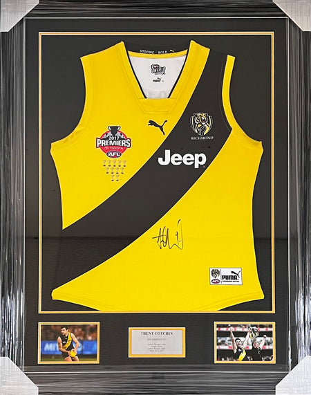 RICHMOND HOLY GRAIL Signed By Trent Cotchin PRINT ONLY
