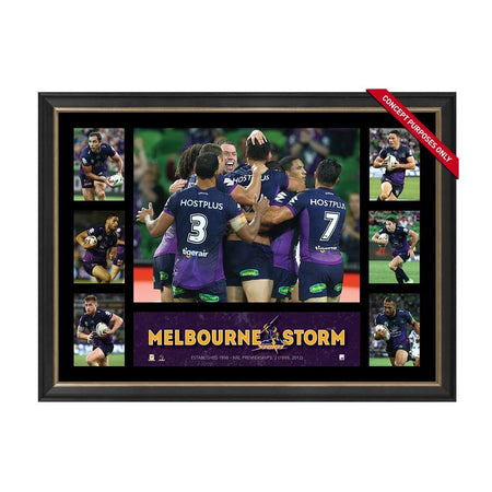 NRL-MELBOURNE STORM 2020 PREMIERS TRIBUTE FRAME