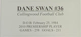 Collingwood-Dane Swan Signed Jersey Framed