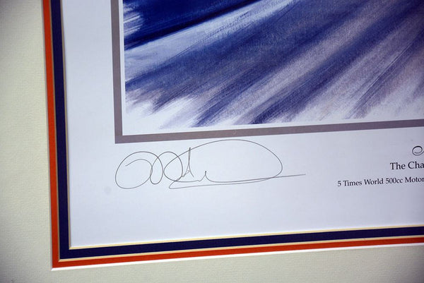Mick Doohan 5x World Champion Signed Print