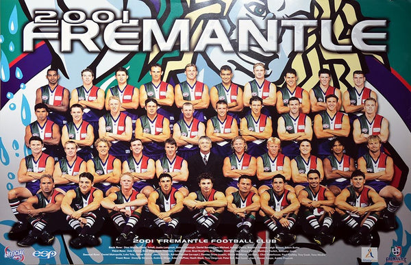 Fremantle 2001 Team Poster