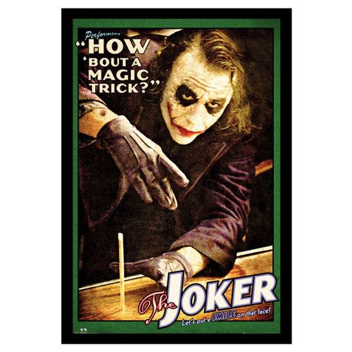 MOVIES-The Joker (The Dark Knight) Poster Framed