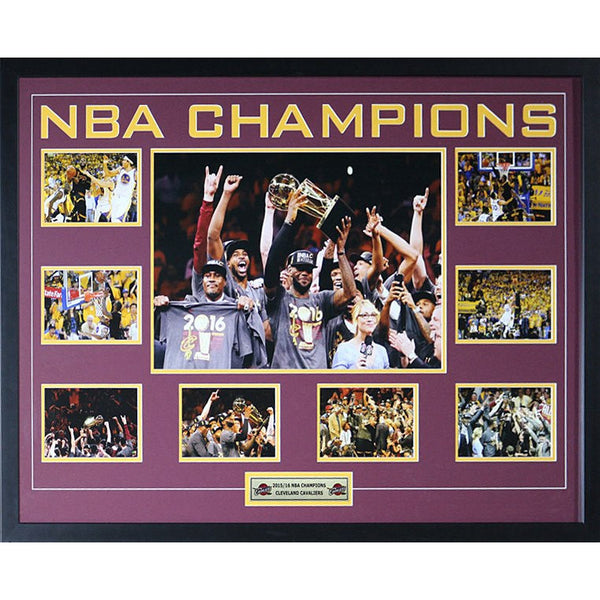 BASKETBALL-Cleveland NBA Champions Framed Collage