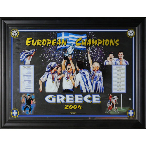 SOCCER-European Championship Greece 2004 Framed