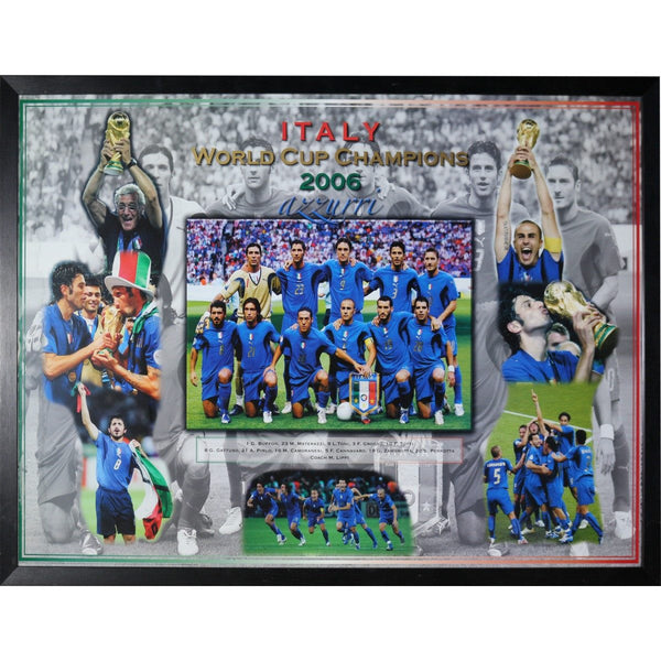 SOCCER-Italy World Cup Champions 2006/Framed