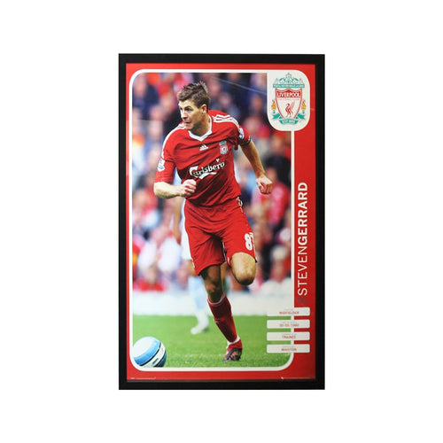 SOCCER-Steven Gerrard - Liverpool Framed