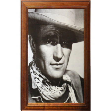 MOVIES-John Wayne The Cowboys Print - Framed